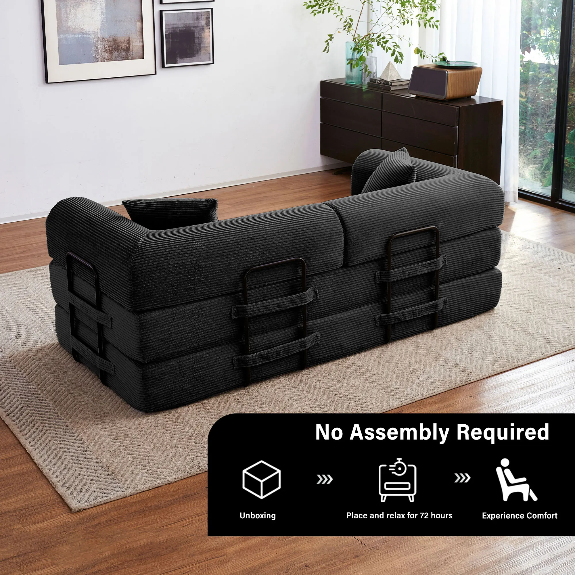 79” Boneless Couch Foldable Convertible Futon Sleeper Sofa MODERN FURNITURES Color : White -79 IN|Beige -79 IN|Pink -79 IN|Black -59 IN|Light Green -79 IN|Dark Grey -79 IN|Dark Grey -59 IN|Brown -79 IN|Orange -79 IN|Black -79 IN|Beige -59 IN|Light Green -59 IN|Pillows 79'' Boneless Couch Foldable Convertible Futon Sleeper Sofa MODERN FURNITURES Color : White -79 IN|Beige -79 IN|Pink -79 IN|Black -59 IN|Light Green -79 IN|Dark Grey -79 IN|Dark Grey -59 IN|Brown -79 IN|Orange -79 IN|Black -79 IN|Beige -59 IN|Light Green -59 IN|Pillows