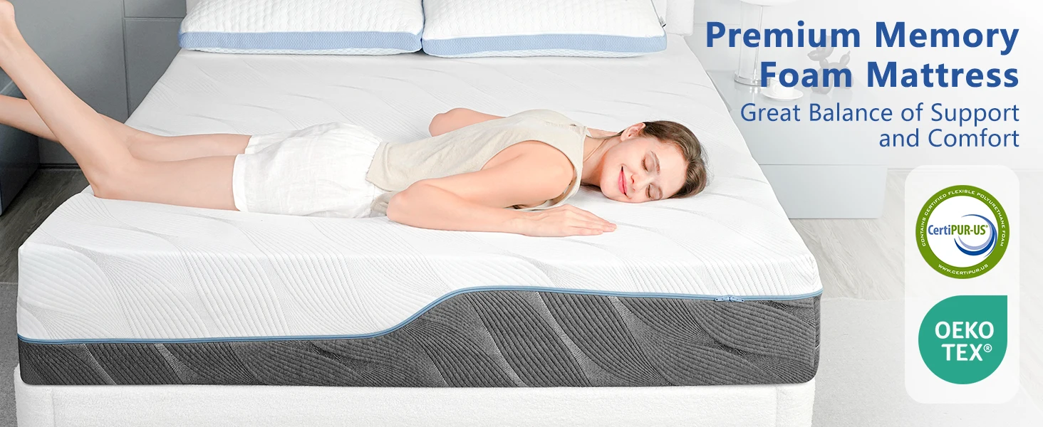 8/10 inch Medium - Extra Firm Dual Sided Reversible Mattress for Back Pain Relief 8/10 inch Medium - Extra Firm Dual Sided Reversible Mattress for Back Pain Relief