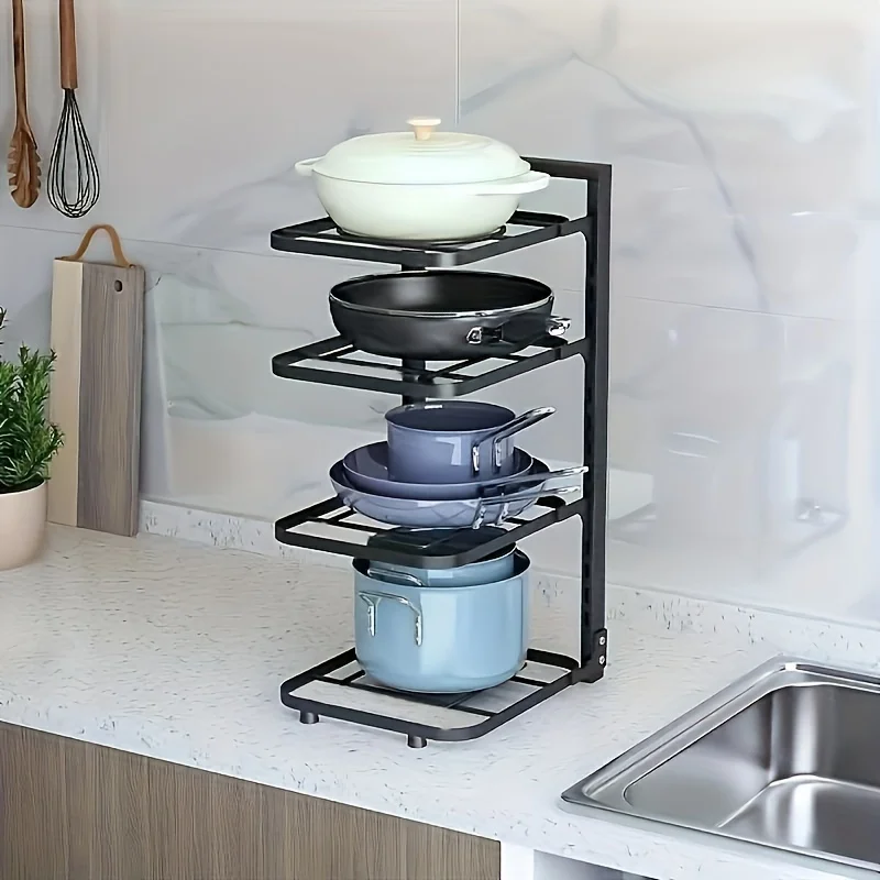 Adjustable Pot Rack Organizer Adjustable Pot Rack Organizer
