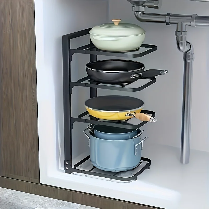 Adjustable Pot Rack Organizer Adjustable Pot Rack Organizer