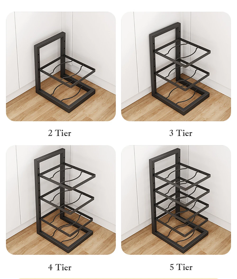 Adjustable Pot Rack Organizer Adjustable Pot Rack Organizer