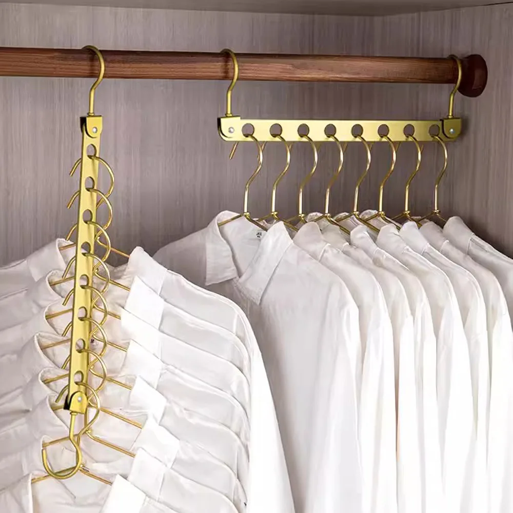 Aluminum Alloy Folding Clothes Hanger Aluminum Alloy Folding Clothes Hanger