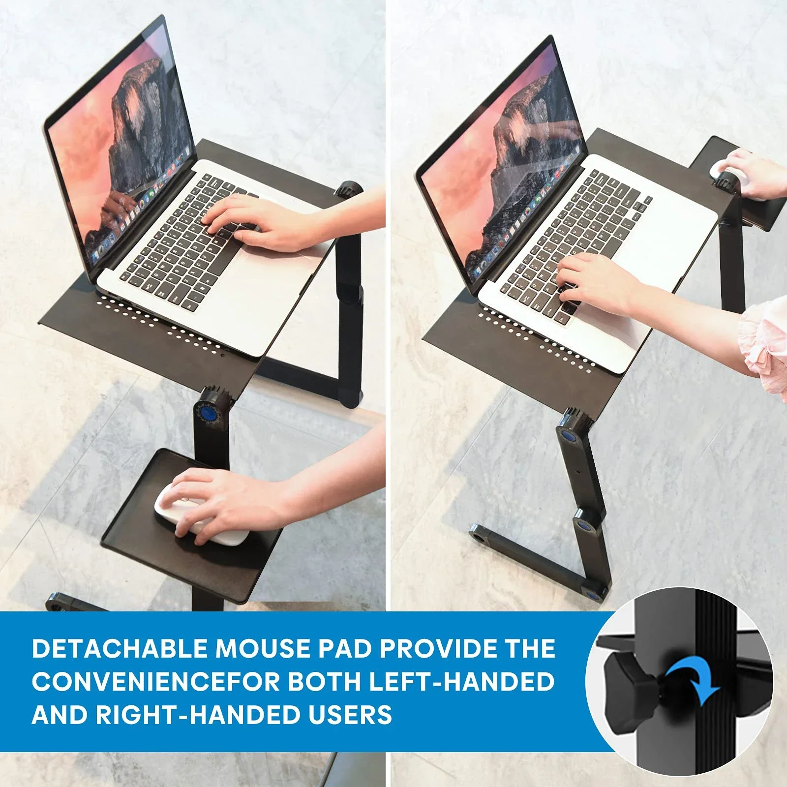 Aluminum Laptop Cooling Holder desk for bed desktop MODERN FURNITURES Color : with fan|without fan Aluminum Laptop Cooling Holder desk for bed desktop MODERN FURNITURES Color : with fan|without fan