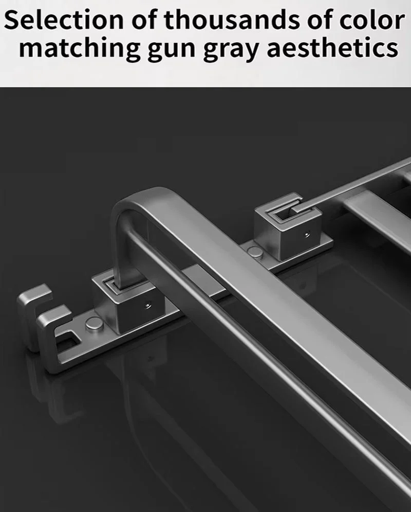 Aluminum Upgrade and Thicken Grey Black 40CM-60CM Towel Rack BATHROOM SHELVES Color : thick Grey 60cm|thick Black 60cm|Grey 40cm|Grey 50cm|Grey 60cm|Black 40cm|Black 50cm|Black 60cm|thick widen Grey60cm|thick widenBlack60cm Aluminum Upgrade and Thicken Grey Black 40CM-60CM Towel Rack BATHROOM SHELVES Color : thick Grey 60cm|thick Black 60cm|Grey 40cm|Grey 50cm|Grey 60cm|Black 40cm|Black 50cm|Black 60cm|thick widen Grey60cm|thick widenBlack60cm