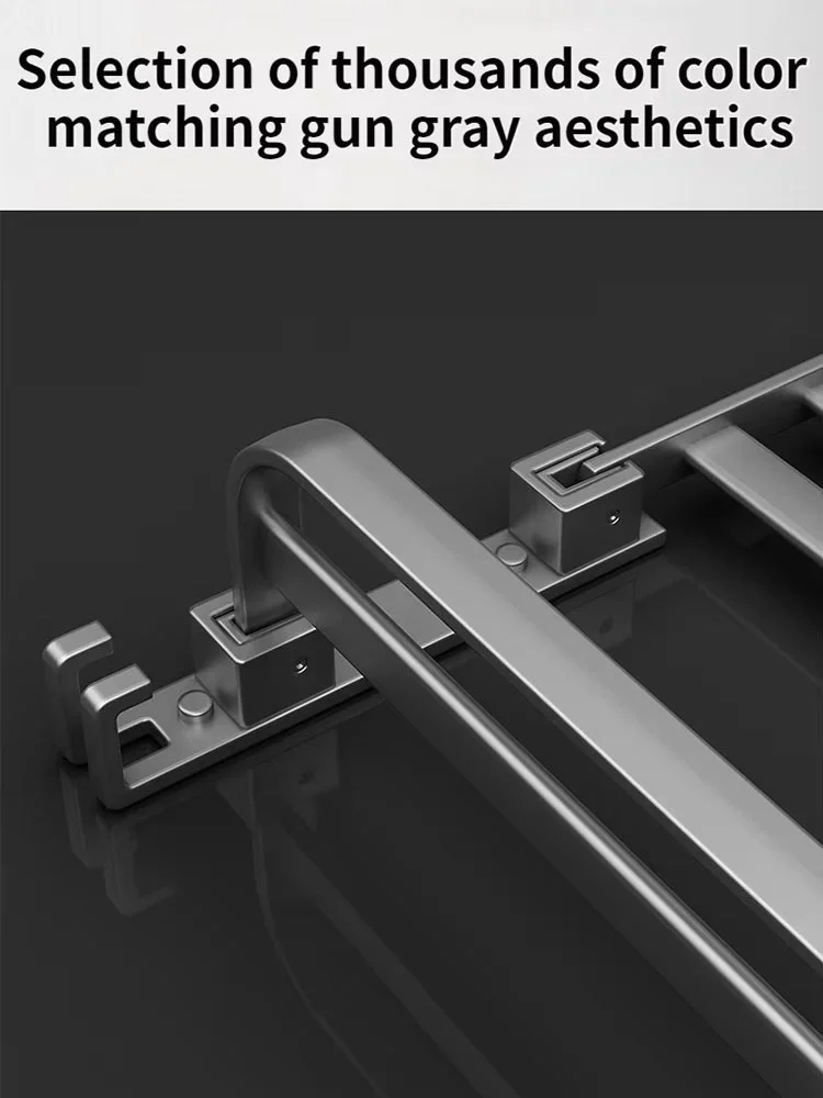 Aluminum Upgrade and Thicken Grey Black 40CM-60CM Towel Rack BATHROOM SHELVES Color : thick Grey 60cm|thick Black 60cm|Grey 40cm|Grey 50cm|Grey 60cm|Black 40cm|Black 50cm|Black 60cm|thick widen Grey60cm|thick widenBlack60cm Aluminum Upgrade and Thicken Grey Black 40CM-60CM Towel Rack BATHROOM SHELVES Color : thick Grey 60cm|thick Black 60cm|Grey 40cm|Grey 50cm|Grey 60cm|Black 40cm|Black 50cm|Black 60cm|thick widen Grey60cm|thick widenBlack60cm