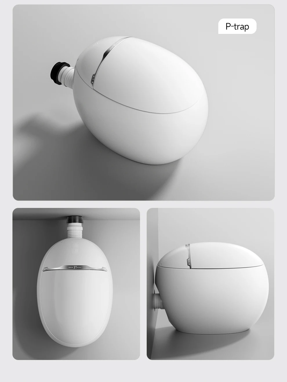 Auto-Washing & Deodorizing Intelligent Smart Toilet