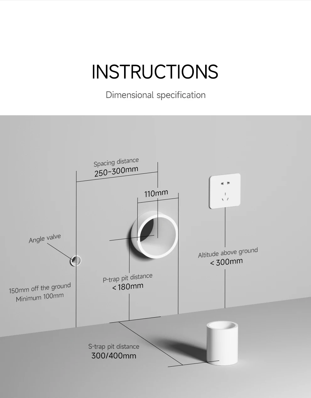 Auto-Washing & Deodorizing Intelligent Smart Toilet