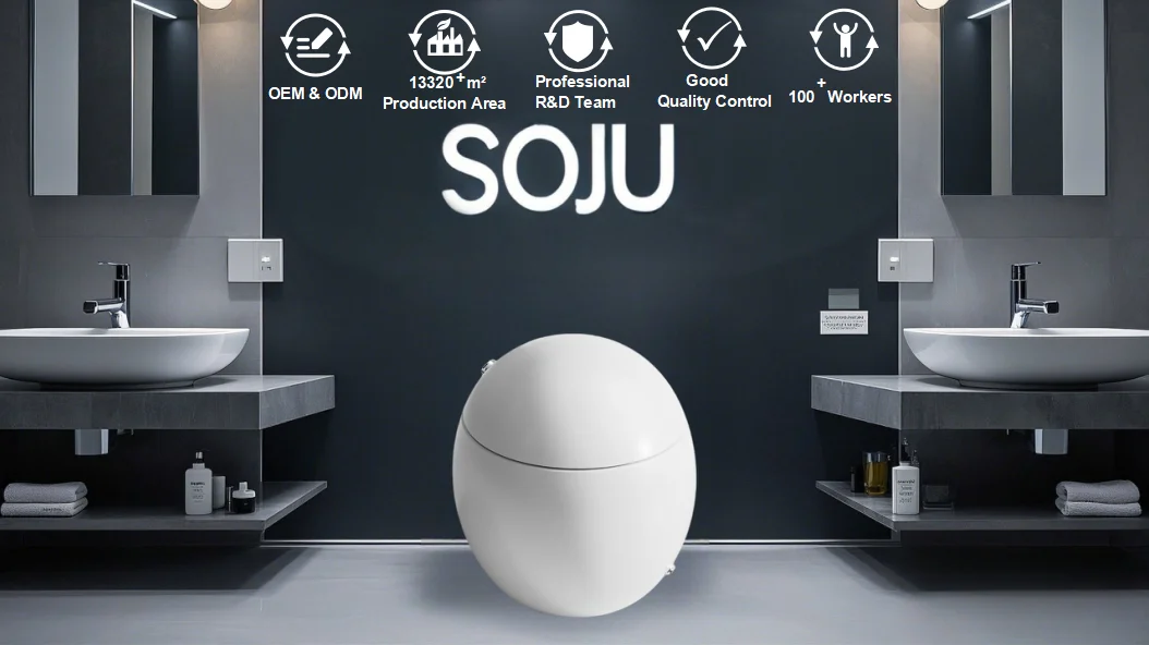 Auto-Washing & Deodorizing Intelligent Smart Toilet