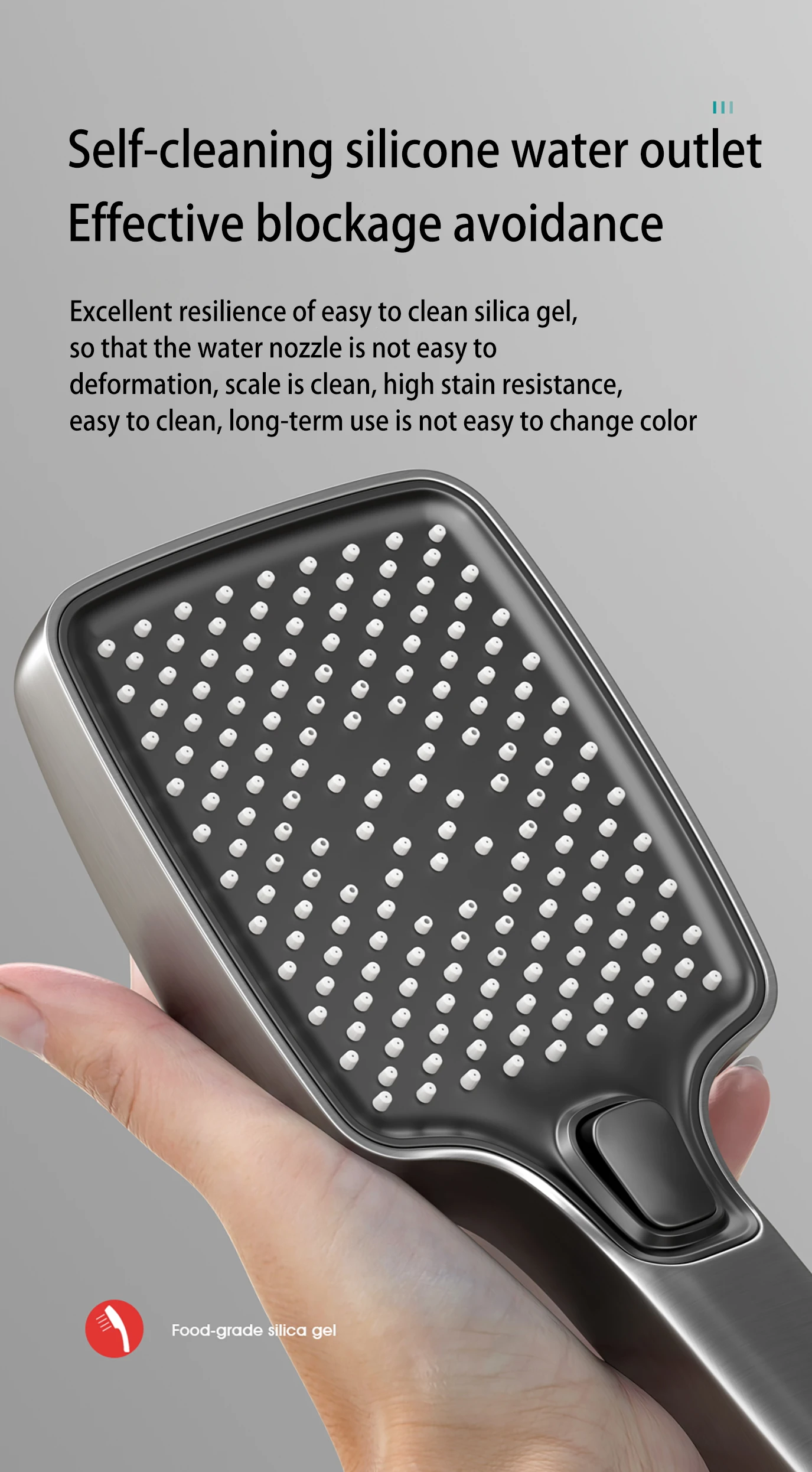 Bathroom Luxury Shower System with Lights Tempered Glass Piano Key Smart Digital Display