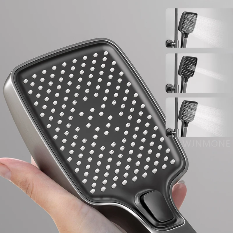 Bathroom Luxury Shower System with Lights Tempered Glass Piano Key Smart Digital Display BATHROOM ACCESSORIES Color : White Hot Cold|White Temp|Black Hot Cold|Black Temp|Grey Hot Cold|Grey Temp|Silver Hot Cold|Silver Temp Bathroom Luxury Shower System with Lights Tempered Glass Piano Key Smart Digital Display BATHROOM ACCESSORIES Color : White Hot Cold|White Temp|Black Hot Cold|Black Temp|Grey Hot Cold|Grey Temp|Silver Hot Cold|Silver Temp