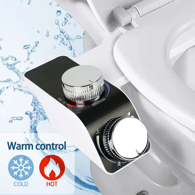 Bidet Toilet Seat Attachment Non-Electric Self-Cleaning