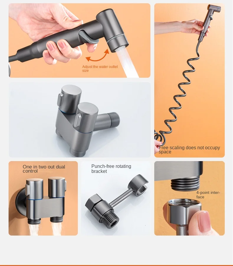 Bidet toilet sprayer set Bidet toilet sprayer set