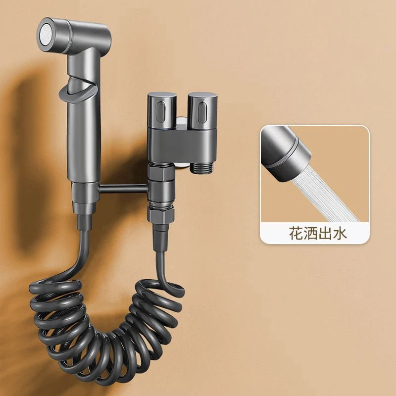 Bidet toilet sprayer set BATHROOM ACCESSORIES Color : Gun Gray-Dual Contro|Black-dual control|Silver-dual control|gun gray suit|black suit|Silver-dual control Bidet toilet sprayer set BATHROOM ACCESSORIES Color : Gun Gray-Dual Contro|Black-dual control|Silver-dual control|gun gray suit|black suit|Silver-dual control