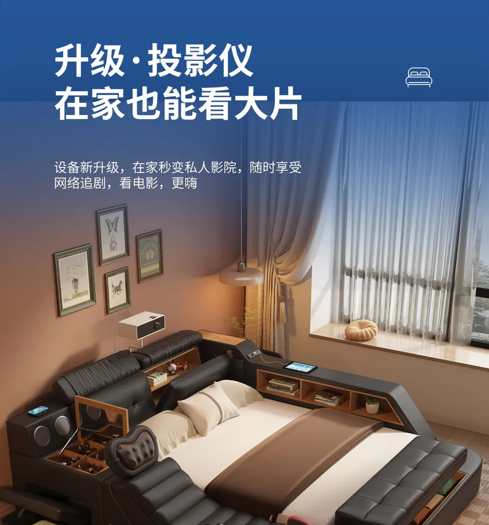 Black Decoration Double Bed Organizer Italian King Size Black Decoration Double Bed Organizer Italian King Size