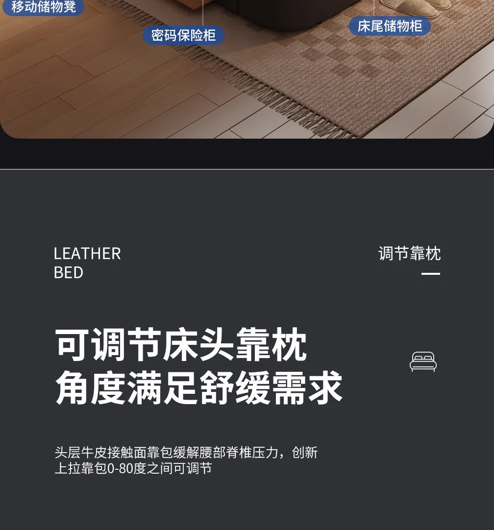 Black Decoration Double Bed Organizer Italian King Size Black Decoration Double Bed Organizer Italian King Size