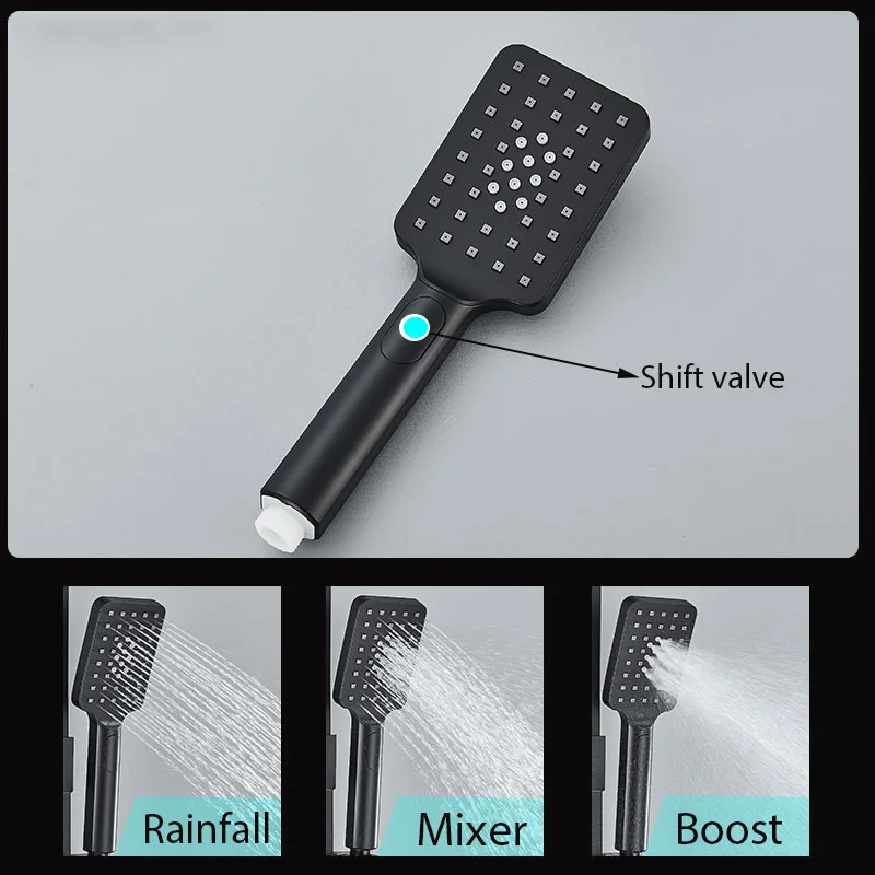 Black Rainfall Bathtub Shower Faucet Set BATHROOM ACCESSORIES Color : Chrome 3 Ways SUS|Chrome 4 Ways SUS|Black 3 Ways SUS|Black 4 Ways SUS|Black 4 Ways ABS|Chrome 4 Ways ABS Black Rainfall Bathtub Shower Faucet Set BATHROOM ACCESSORIES Color : Chrome 3 Ways SUS|Chrome 4 Ways SUS|Black 3 Ways SUS|Black 4 Ways SUS|Black 4 Ways ABS|Chrome 4 Ways ABS