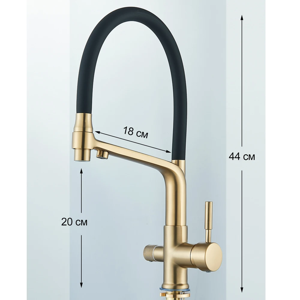 Brushed Gold Kitchen Faucet Filtered Water Dual Spout Purification Feature Kitchen Tap 360 Rotation Water Crane For Kitchen Color : Brushed Nickel|Matte Black|Gun Grey|Chrome|Brushed Gold Brushed Gold Kitchen Faucet Filtered Water Dual Spout Purification Feature Kitchen Tap 360 Rotation Water Crane For Kitchen Color : Brushed Nickel|Matte Black|Gun Grey|Chrome|Brushed Gold