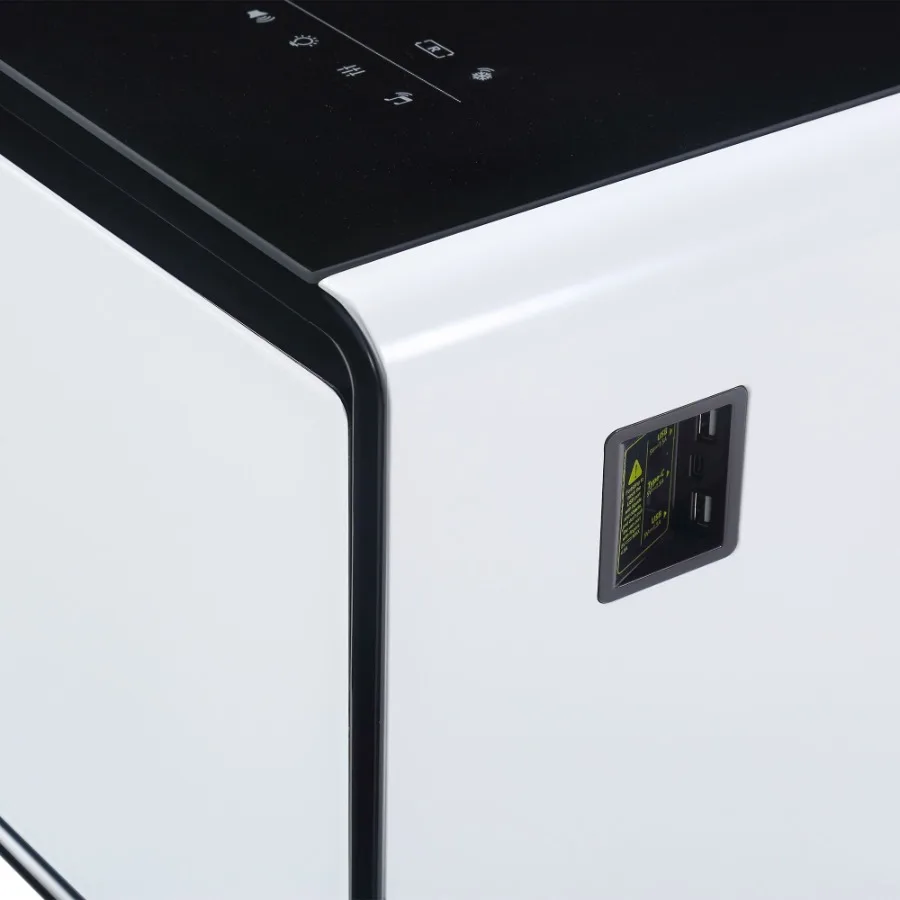 Coffee Table With Builtin Fridge Bluetooth Speaker Wireless Charging