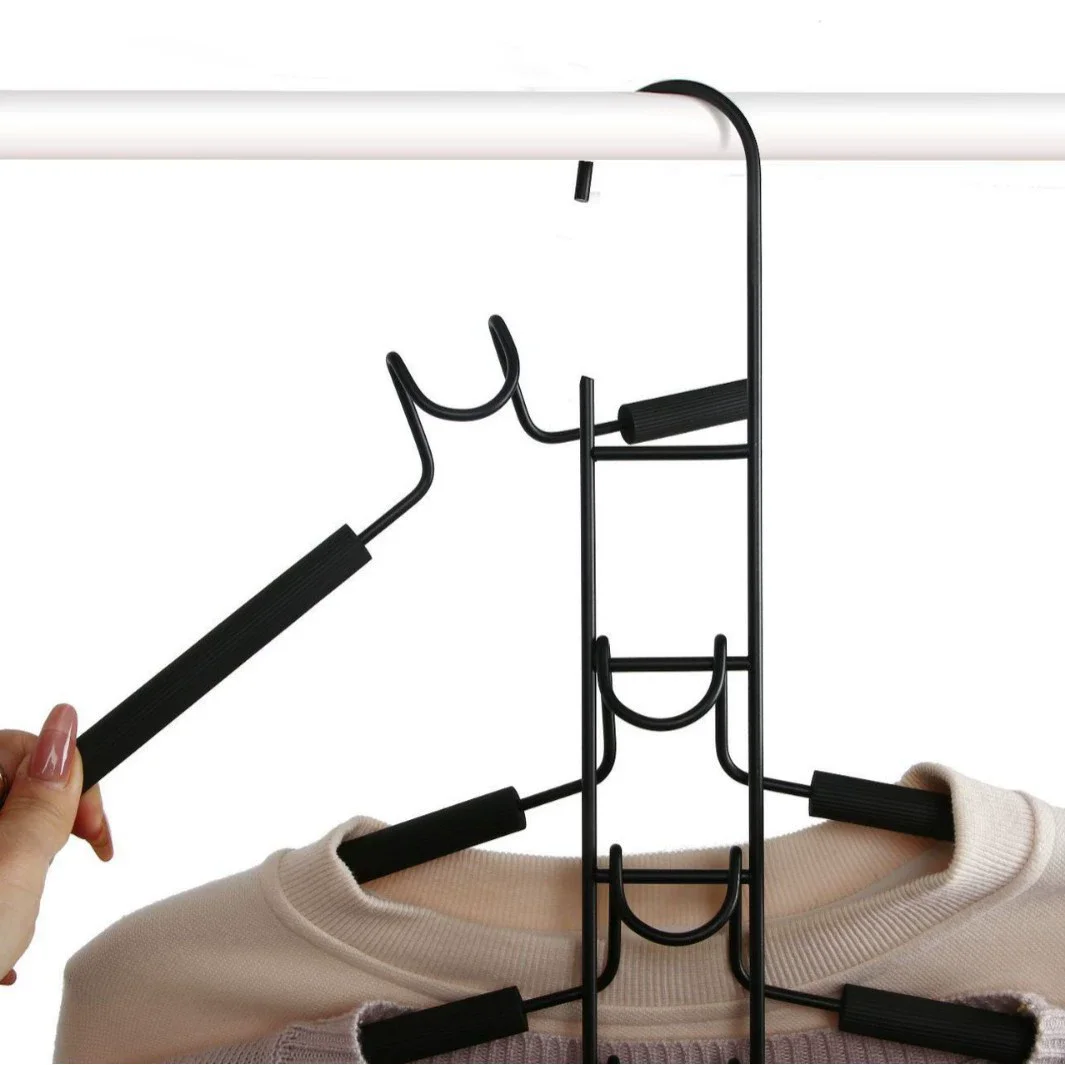 Detachable Foam Layered Clothes Hanger With Five Layers