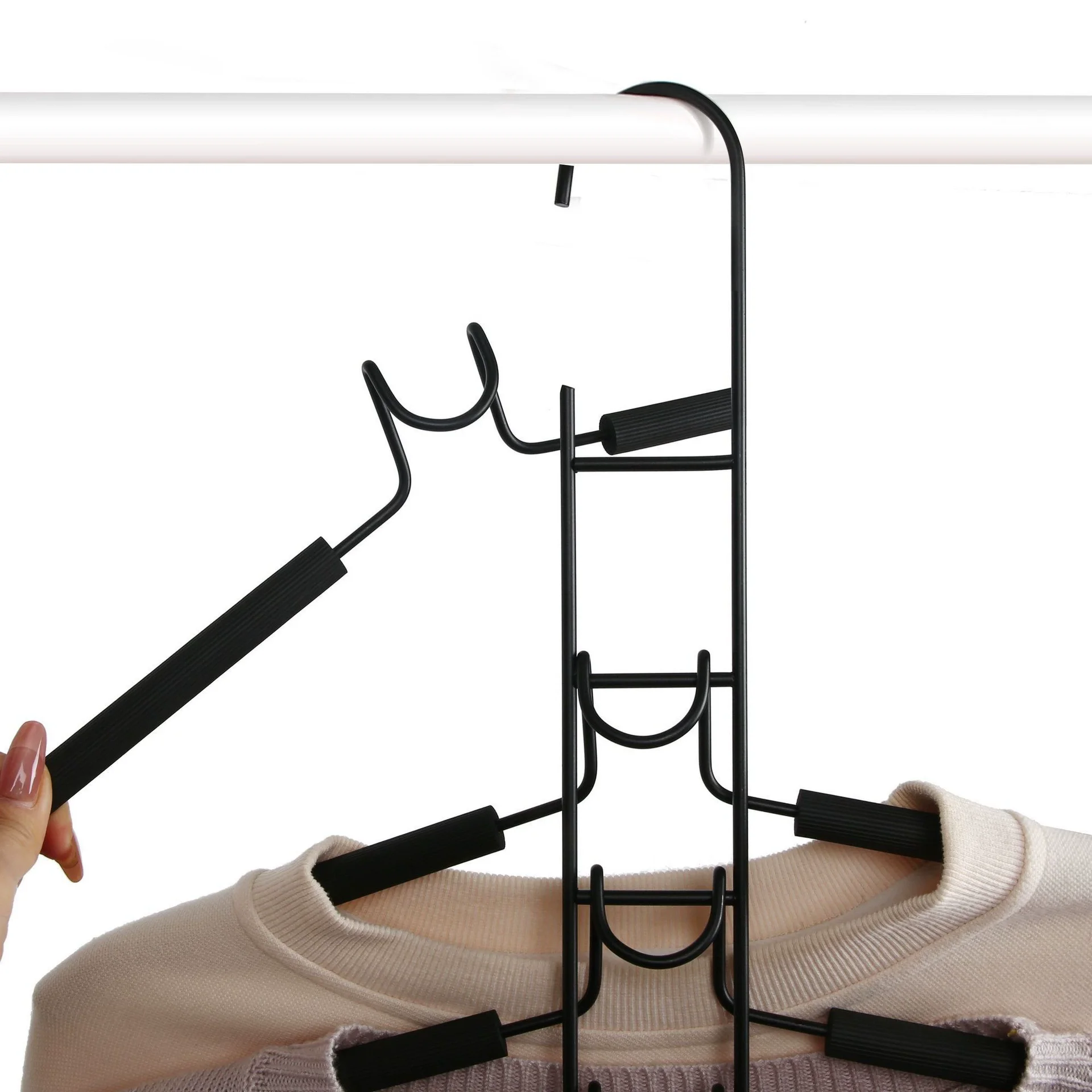 Detachable Foam Layered Clothes Hanger With Five Layers BATHROOM SHELVES Color : 1PCS Detachable Foam Layered Clothes Hanger With Five Layers BATHROOM SHELVES Color : 1PCS