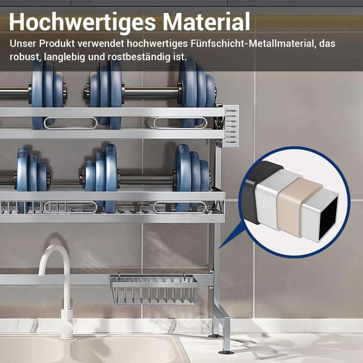 Dish Rack Over Sink Kitchen Above Sink Shelf Dish Drying Rack Large Capacity 55CM KITCHEN & DINNING Color : Double Layer|Single Layer Dish Rack Over Sink Kitchen Above Sink Shelf Dish Drying Rack Large Capacity 55CM KITCHEN & DINNING Color : Double Layer|Single Layer