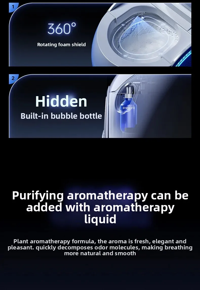 Egg-shaped Fully Intelligent Toilet, Smart Toilet, Automatic Flush, Automatic Flip, Bluetooth Speaker, Radar Sensing