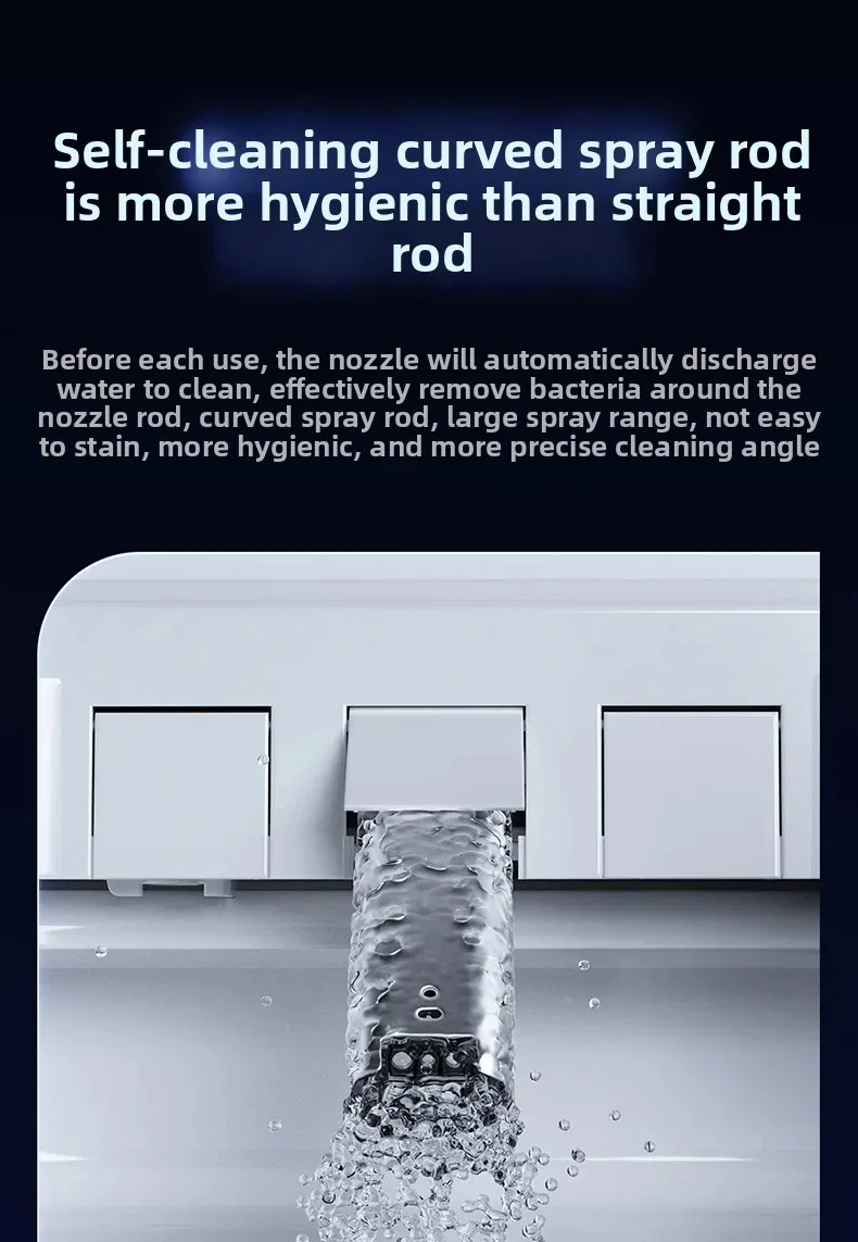 Egg-shaped Fully Intelligent Toilet, Smart Toilet, Automatic Flush, Automatic Flip, Bluetooth Speaker, Radar Sensing