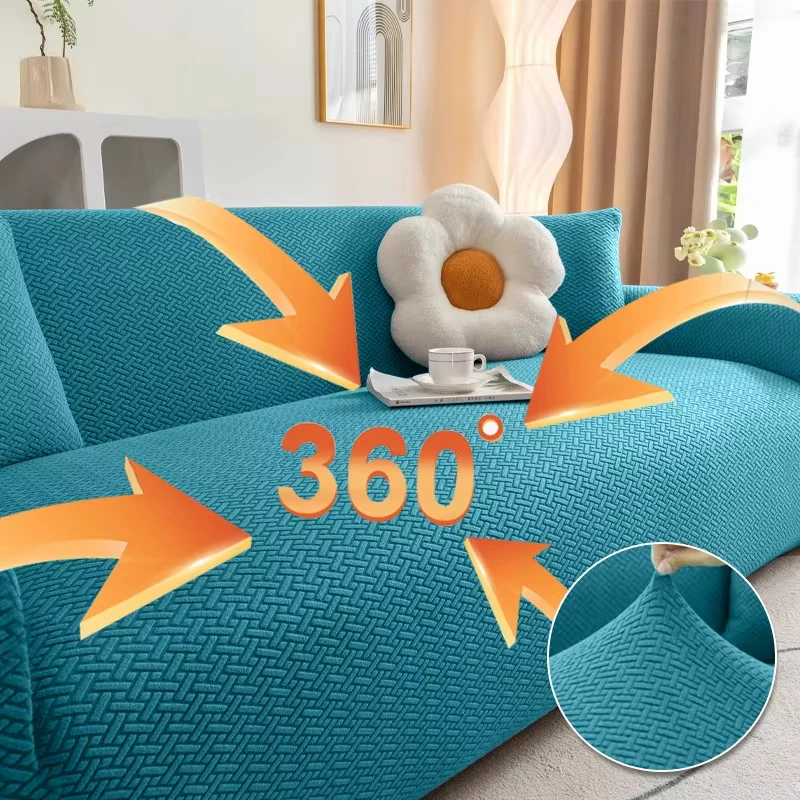 Elastic Jacquard Fabric Sofa Cover LINENS & BEDDING Color : Cream|Khaki|Grey|Black|Coffee|Matcha|Dark Grey|Lake Blue|Navy|Wine|White Elastic Jacquard Fabric Sofa Cover LINENS & BEDDING Color : Cream|Khaki|Grey|Black|Coffee|Matcha|Dark Grey|Lake Blue|Navy|Wine|White