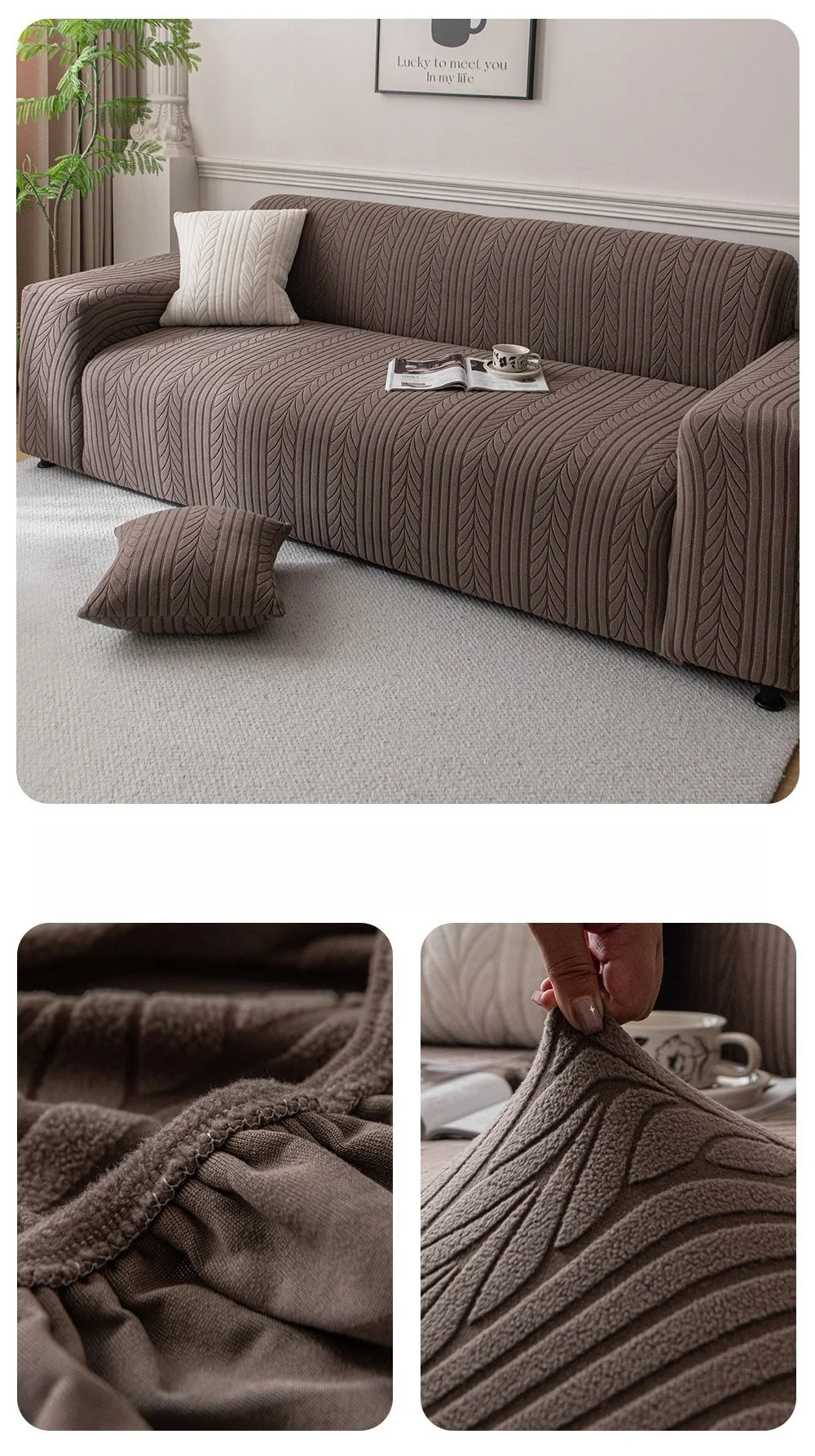 Elastic Sofa Cover Thicken Dust Cover Sofa Pad