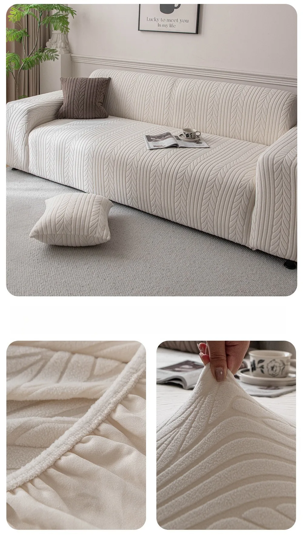 Elastic Sofa Cover Thicken Dust Cover Sofa Pad
