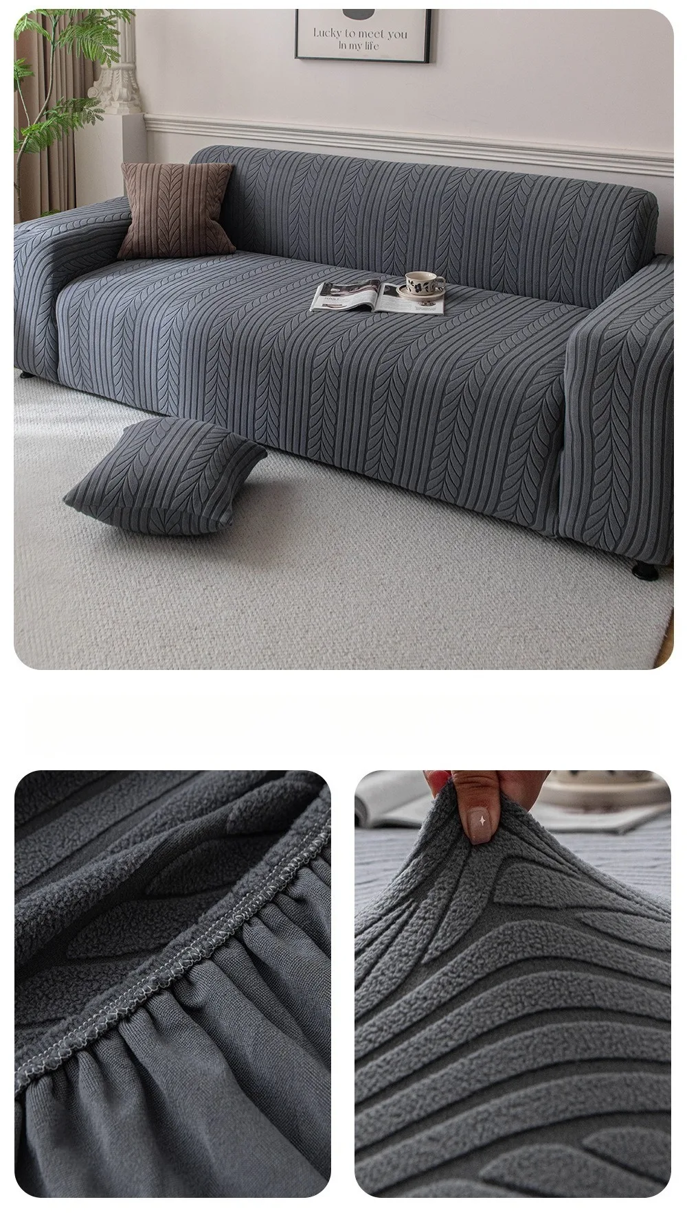 Elastic Sofa Cover Thicken Dust Cover Sofa Pad