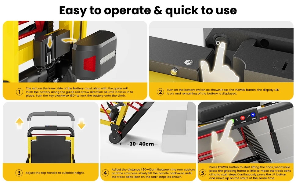 Electric Stair Climbing Wheelchair Electric Stair Climbing Wheelchair