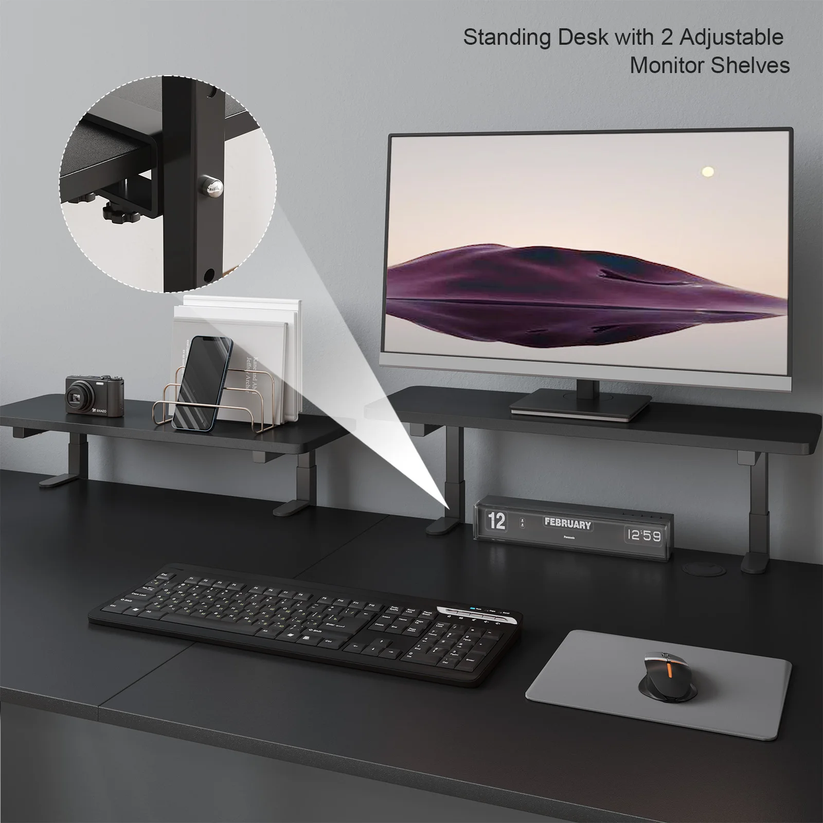 Electric Stand Up Desk with Memory Controller & Adjustable Height Electric Stand Up Desk with Memory Controller & Adjustable Height