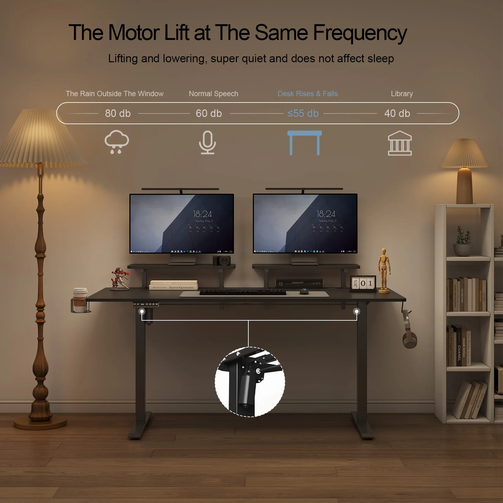 Electric Stand Up Desk with Memory Controller & Adjustable Height Electric Stand Up Desk with Memory Controller & Adjustable Height