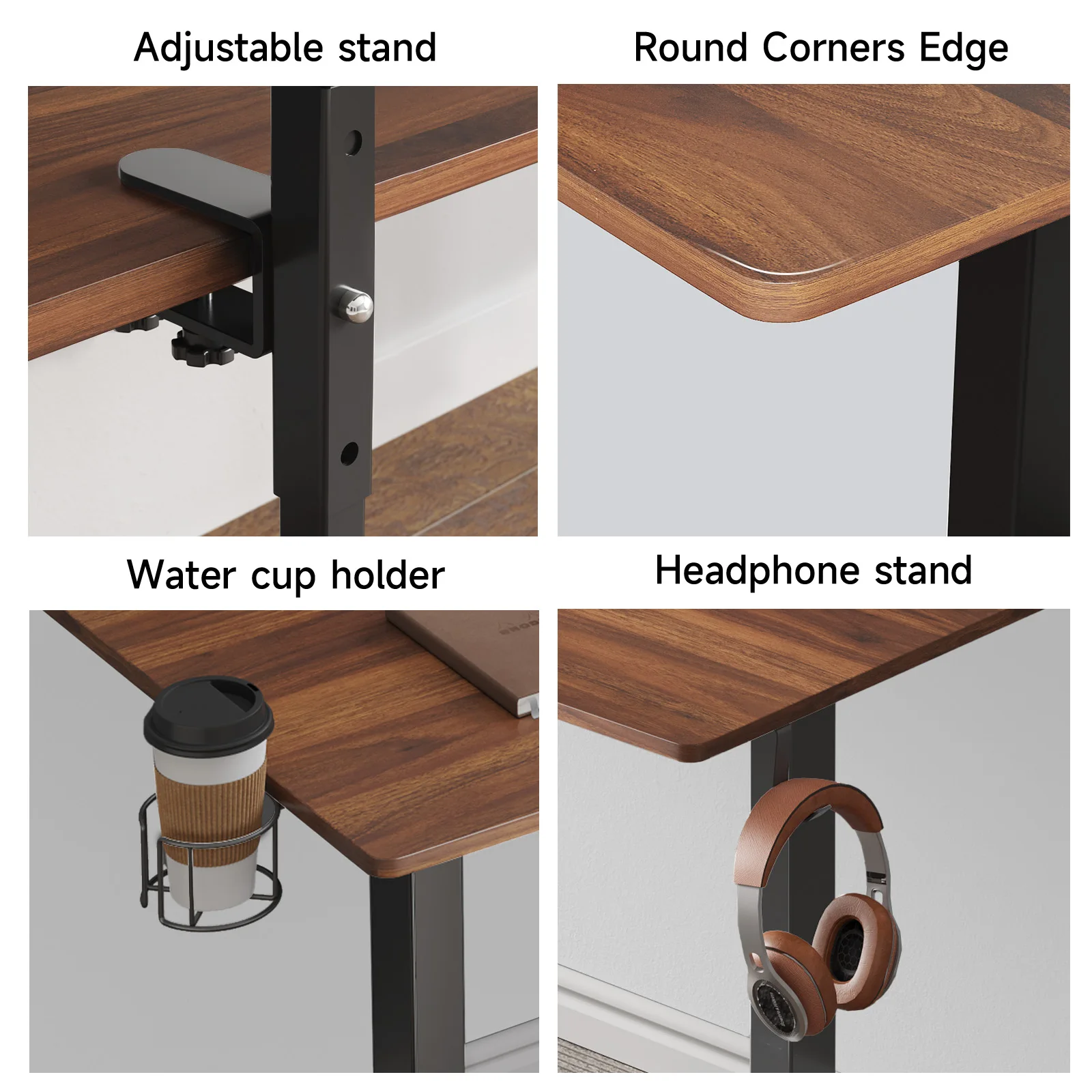 Electric Stand Up Desk with Memory Controller & Adjustable Height MODERN FURNITURES Ships From : United States Electric Stand Up Desk with Memory Controller & Adjustable Height MODERN FURNITURES Ships From : United States