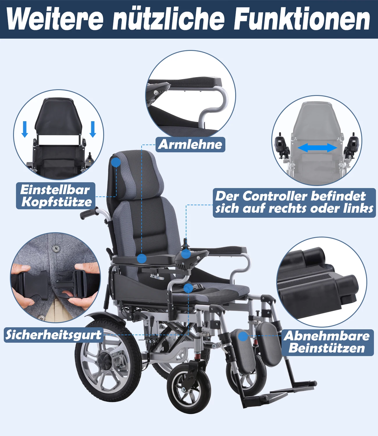 Electric Wheelchair for Adults Long Large Support Power HOSPITAL ACCESSORIES Ships From : GERMANY|UNITED KINGDOM|United States Electric Wheelchair for Adults Long Large Support Power HOSPITAL ACCESSORIES Ships From : GERMANY|UNITED KINGDOM|United States