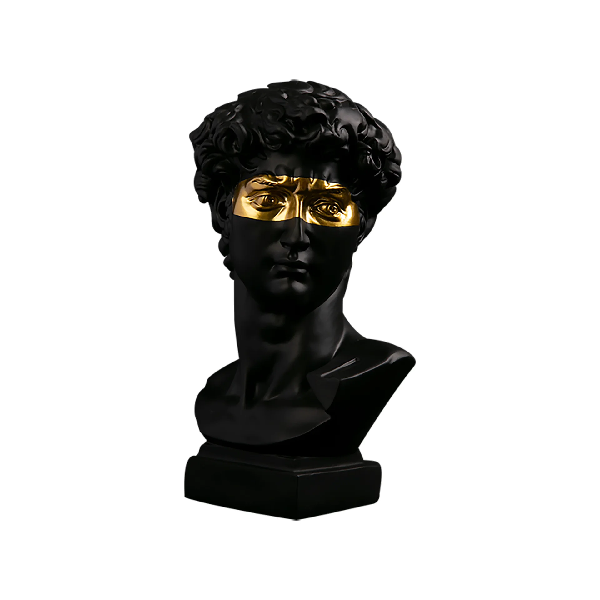 European Home Decoration David Head Resin Statues