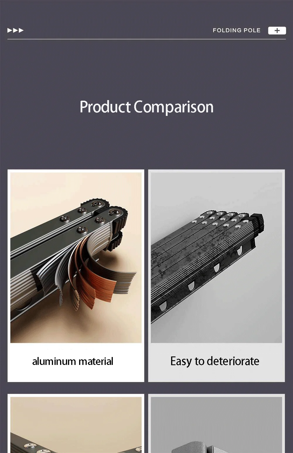 Foldable Shower Curtain Rod Set Foldable Shower Curtain Rod Set