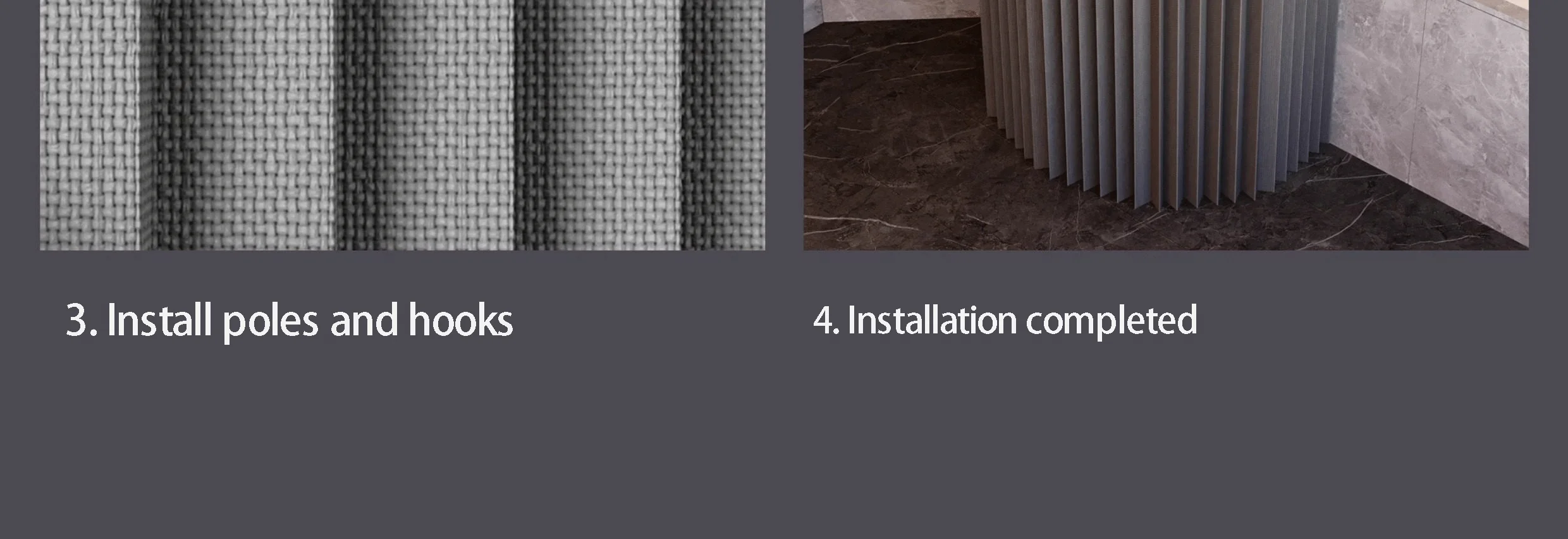 Foldable Shower Curtain Rod Set Foldable Shower Curtain Rod Set