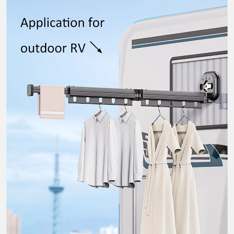 Folding Clothes Hanger Indoor Retractable Cloth Drying Rack Folding Clothes Hanger Indoor Retractable Cloth Drying Rack