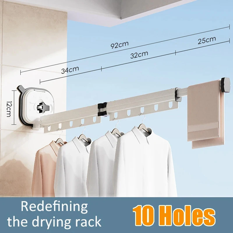Folding Clothes Hanger Indoor Retractable Cloth Drying Rack Folding Clothes Hanger Indoor Retractable Cloth Drying Rack