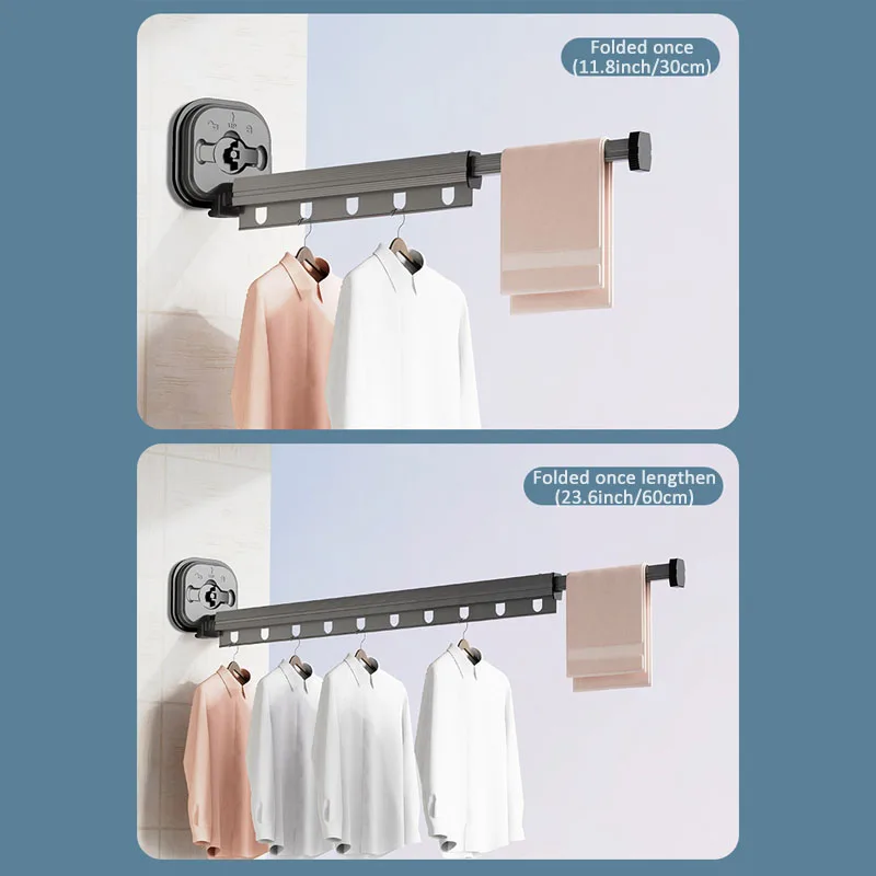 Folding Clothes Hanger Indoor Retractable Cloth Drying Rack Folding Clothes Hanger Indoor Retractable Cloth Drying Rack