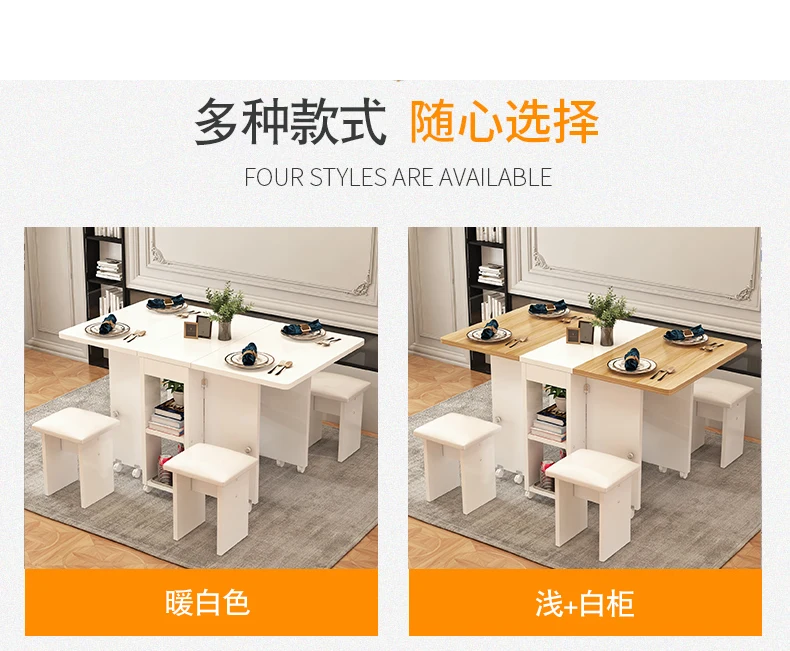 Folding Dining Table Set 4 Chairs Italian Nordic Luxury Dining Table Decorate Simple Mesas Y Sillas De Comedor Kitchen Furniture Folding Dining Table Set 4 Chairs Italian Nordic Luxury Dining Table Decorate Simple Mesas Y Sillas De Comedor Kitchen Furniture