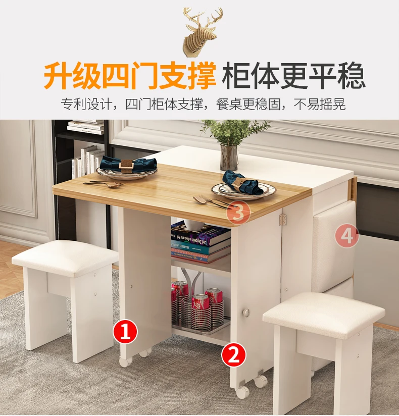 Folding Dining Table Set 4 Chairs Italian Nordic Luxury Dining Table Decorate Simple Mesas Y Sillas De Comedor Kitchen Furniture Folding Dining Table Set 4 Chairs Italian Nordic Luxury Dining Table Decorate Simple Mesas Y Sillas De Comedor Kitchen Furniture