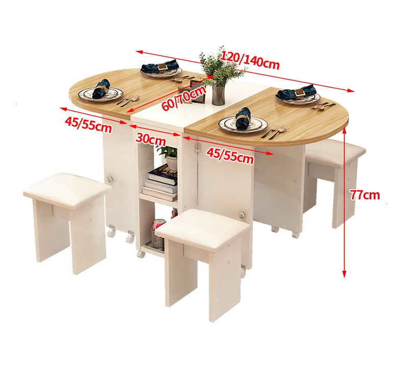 Folding Dining Table Set 4 Chairs Italian Nordic Luxury Dining Table Decorate Simple Mesas Y Sillas De Comedor Kitchen Furniture Folding Dining Table Set 4 Chairs Italian Nordic Luxury Dining Table Decorate Simple Mesas Y Sillas De Comedor Kitchen Furniture