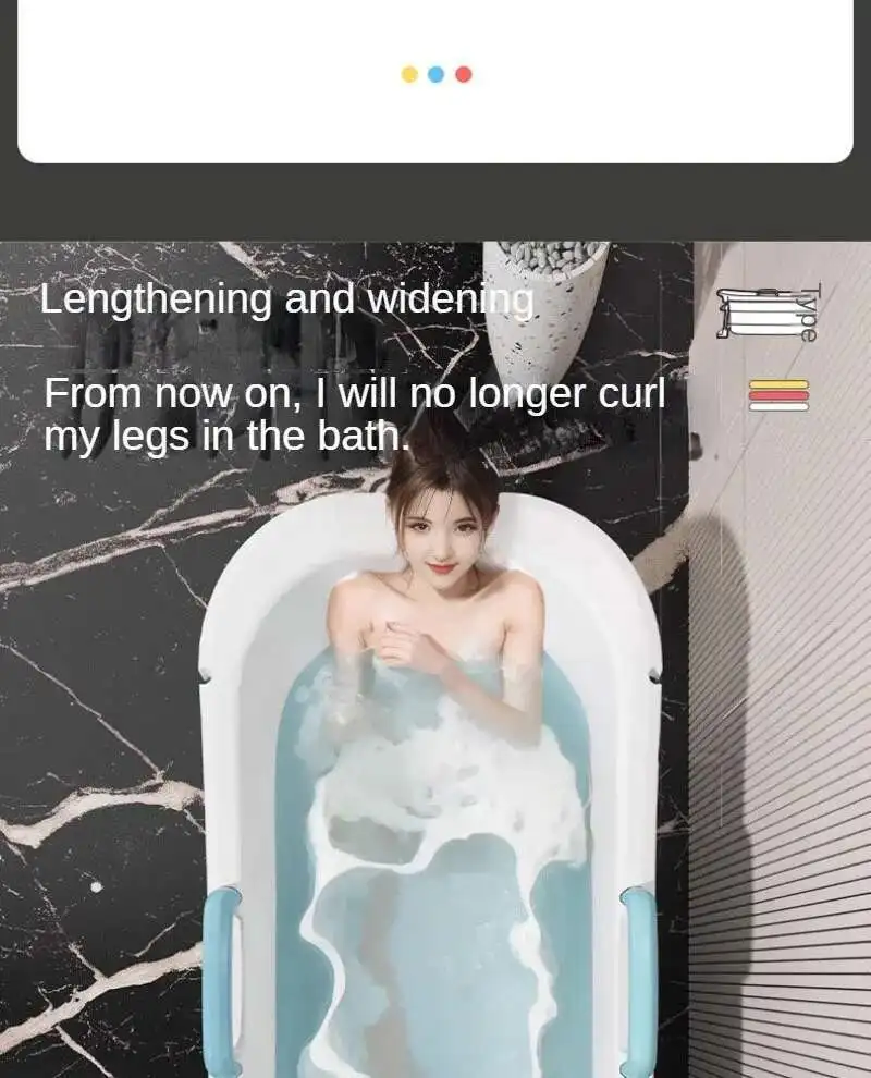 Folding Portable Bathtubs for Adult Full Body Ice Bath Spa Bathtub Folding Portable Bathtubs for Adult Full Body Ice Bath Spa Bathtub