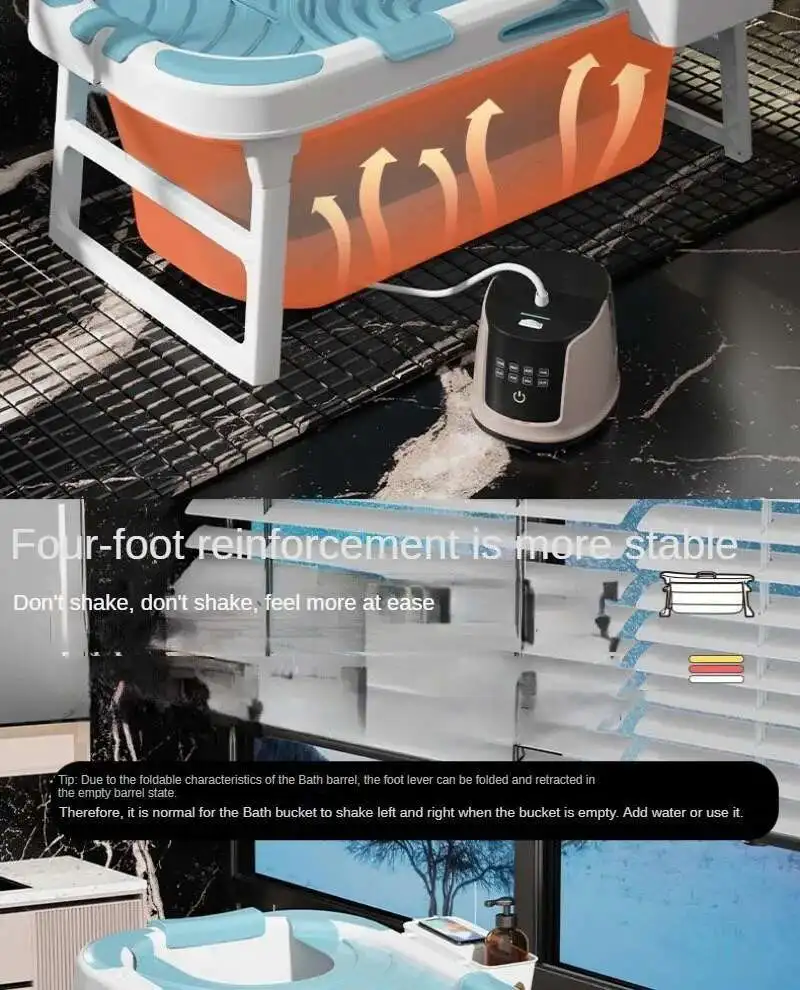 Folding Portable Bathtubs for Adult Full Body Ice Bath Spa Bathtub Folding Portable Bathtubs for Adult Full Body Ice Bath Spa Bathtub