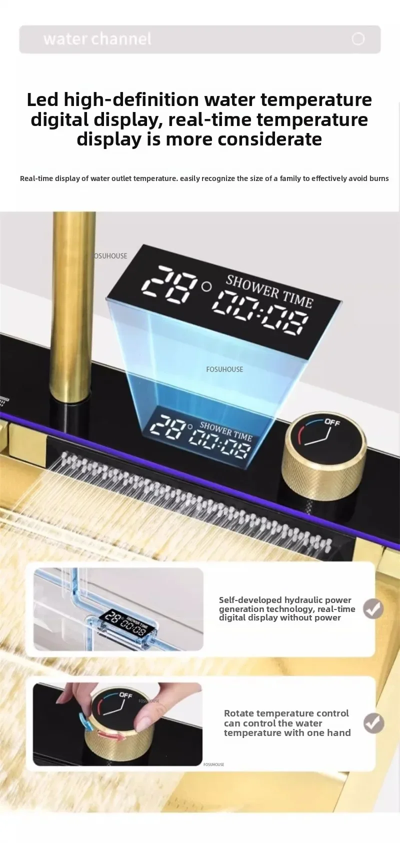 Gold Kitchen Sink with Digital Display Gold Kitchen Sink with Digital Display