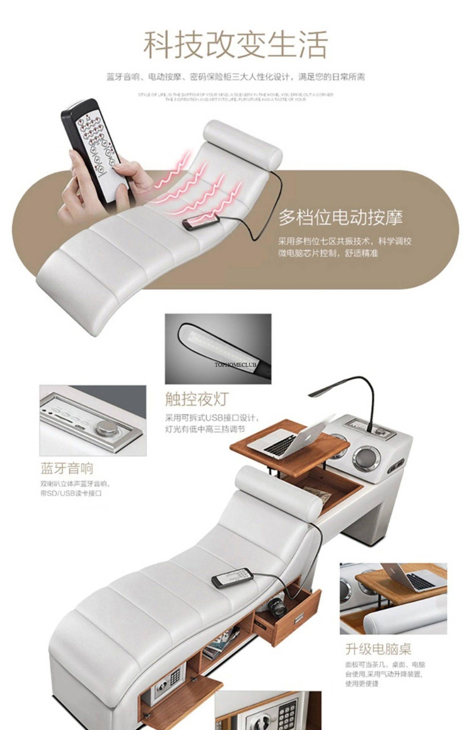 Headboard Storage Double Bed Queen Drawers King Size Smart Bed Headboard Storage Double Bed Queen Drawers King Size Smart Bed