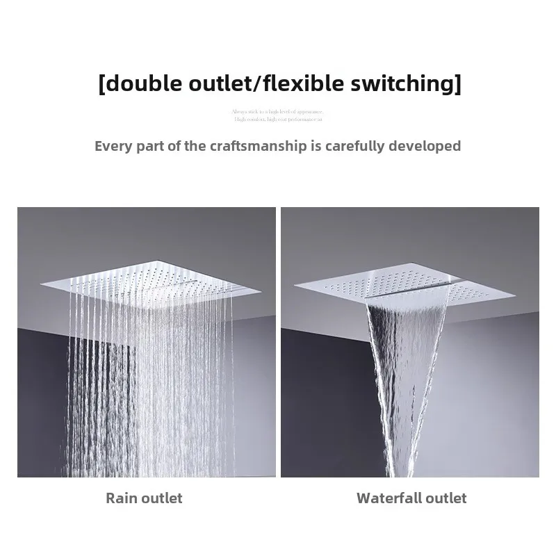 Hidden In-wall Design Shower System with Digital Display Key Button, Gunmetal Shower Set for Hotel, Guesthouse Color : Gun Gray|White|Chrome|Brushed Gold|Gun Gray Round|White Round|Chrome Round|Brushed Gold Round Hidden In-wall Design Shower System with Digital Display Key Button, Gunmetal Shower Set for Hotel, Guesthouse Color : Gun Gray|White|Chrome|Brushed Gold|Gun Gray Round|White Round|Chrome Round|Brushed Gold Round